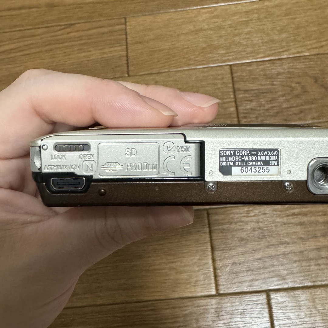 SONY(ソニー)のSONY デジタルカメラ Cyber-Shot W DSC-W380(N) スマホ/家電/カメラのカメラ(コンパクトデジタルカメラ)の商品写真