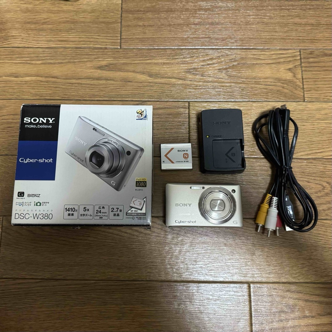 SONY(ソニー)のSONY デジタルカメラ Cyber-Shot W DSC-W380(N) スマホ/家電/カメラのカメラ(コンパクトデジタルカメラ)の商品写真