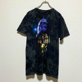 マーベル(MARVEL)のアメリカ古着　MARVEL　マーベル　サノス　半袖　Tシャツ　タイダイ　I88(Tシャツ/カットソー(半袖/袖なし))