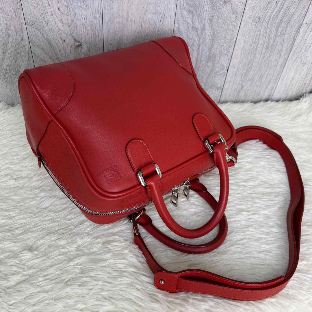 LOEWE(ロエベ)の極美品♡ロエべ アナグラム カーフスキン 2way ミニボストンバッグ アマソナ レディースのバッグ(ショルダーバッグ)の商品写真