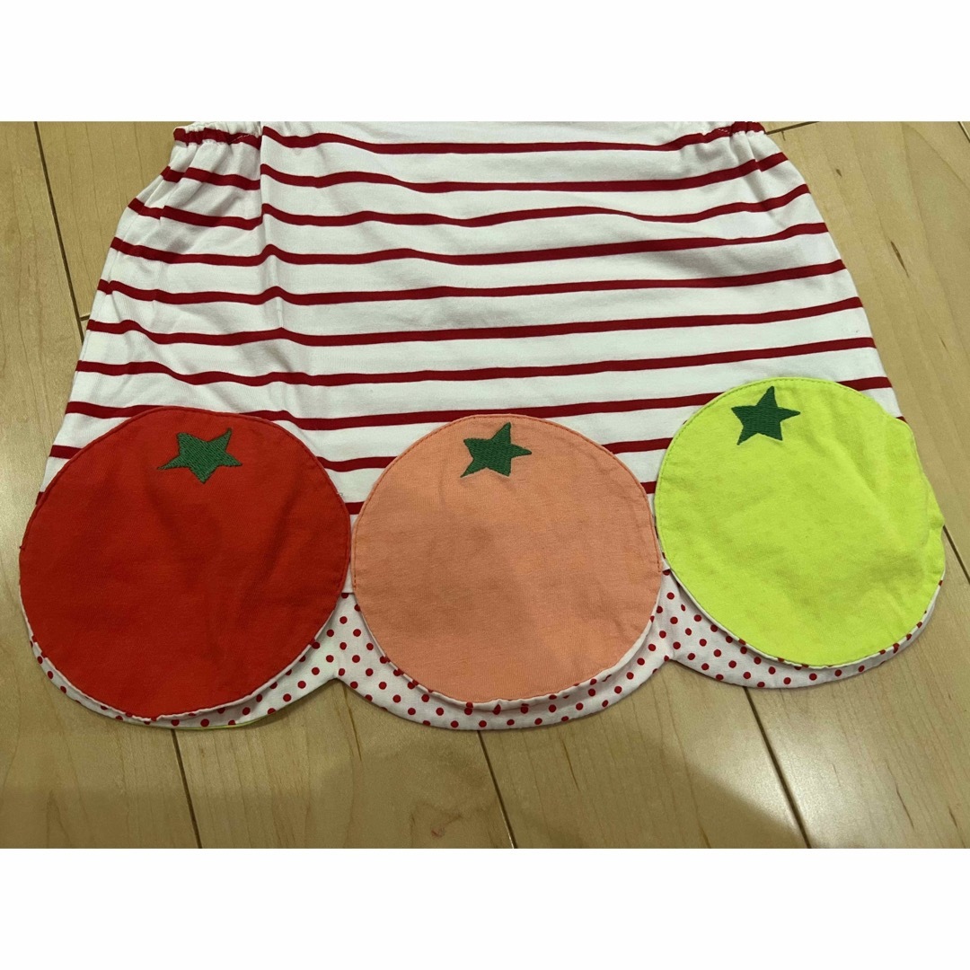 NARUMIYA(ナルミヤ)のBaby Cheer トマトチュニック 80cm キッズ/ベビー/マタニティのベビー服(~85cm)(シャツ/カットソー)の商品写真