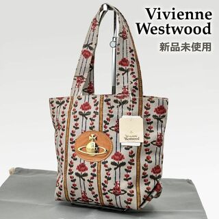 Vivienne Westwood - 新品未使用◎ヴィヴィアンウエストウッド ハンドバッグ 花柄 キャンバス オーブ