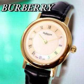 BURBERRY - 良品 Burberry シェル ゴールド 腕時計 312