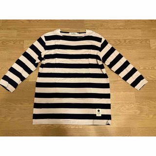 LE TiROiR de DRESSTERIOR - ルティロワドゥドレステリアDRESSTERIOR 七分袖 ボーダー Tシャツ　L