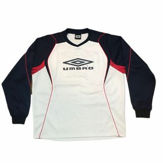 アンブロ(UMBRO)の90s umbro アンブロ ゲームシャツ イングランドカラー センターロゴ L(Tシャツ/カットソー(七分/長袖))