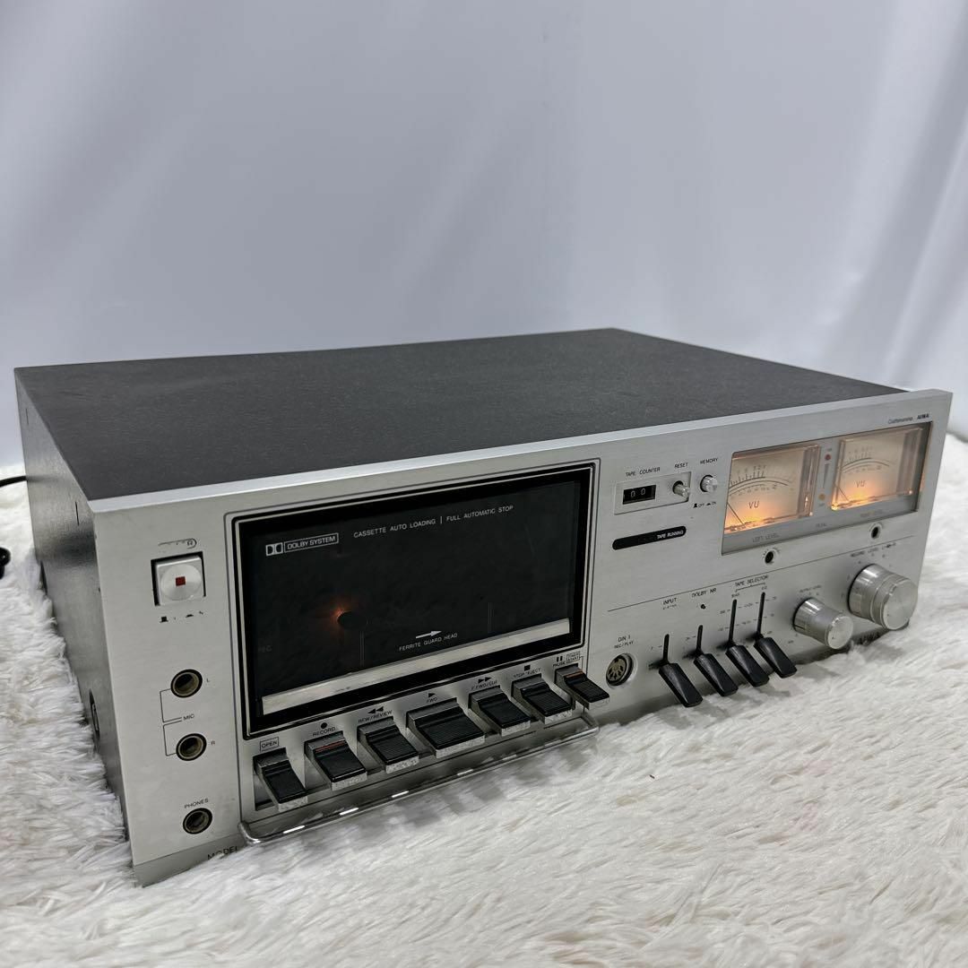 AIWA AD-7600 ステレオカセットデッキ アイワ 中古 オーディオ機器② スマホ/家電/カメラのオーディオ機器(その他)の商品写真