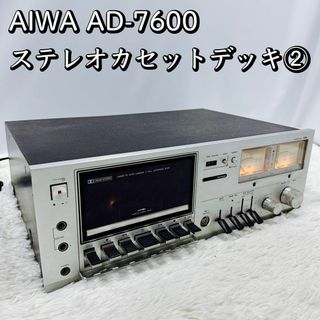 AIWA AD-7600 ステレオカセットデッキ アイワ 中古 オーディオ機器②(その他)