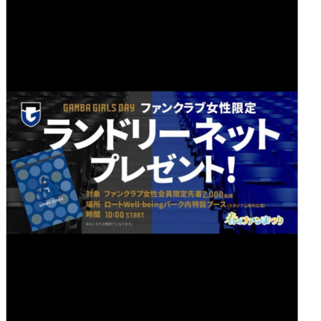 ガンバ大阪⭐︎ランドリーネット　モフレム インテリア/住まい/日用品のインテリア/住まい/日用品 その他(その他)の商品写真