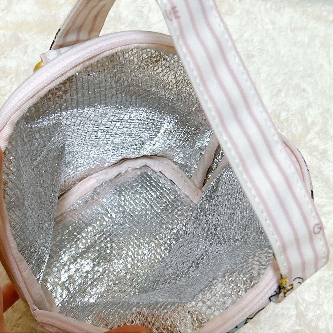 ジェラートピケ　スヌーピー　保冷　ポーチ　バッグ レディースのファッション小物(ポーチ)の商品写真