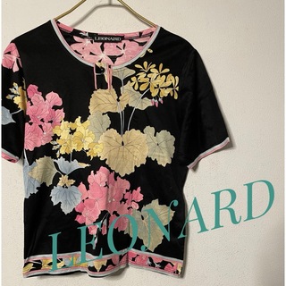 LEONARD - LEONARD 半袖 Tシャツ レオナール フラワー 花柄