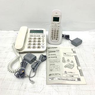 h58751  シャープ  コードレス 電話機 親機 子機 JD-G32 電話 