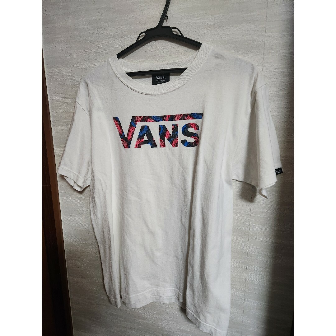 ERA（VANS）(エラ)のVANS ロゴTシャツ ミディアムサイズ 白 ホワイト レディースのトップス(Tシャツ(半袖/袖なし))の商品写真