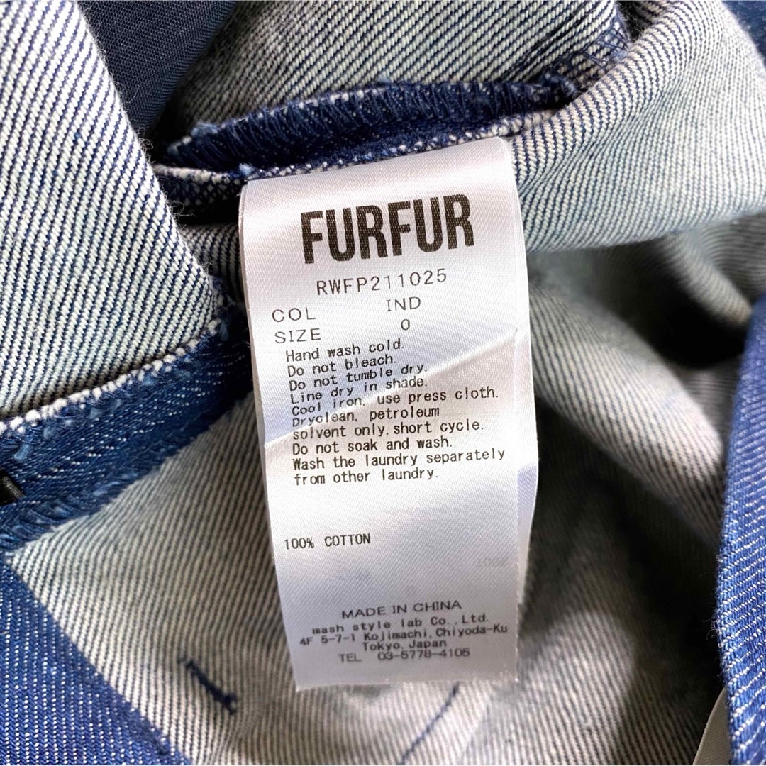 fur fur(ファーファー)の【未使用級】ファーファー フレア デニム パンツ ジーンズ レディースのパンツ(デニム/ジーンズ)の商品写真