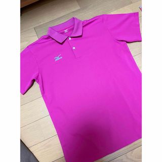 ミズノ(MIZUNO)のバドミントン テニス ウエア ズノ ゴルフ GOLF ピンク 半袖ポロシャツ(ウエア)