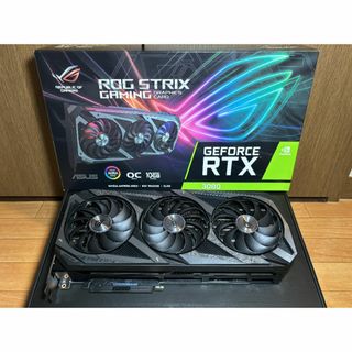 エイスース(ASUS)の美品 ASUS ROG STRIX RTX3080 O10G V2 GAMING(PCパーツ)