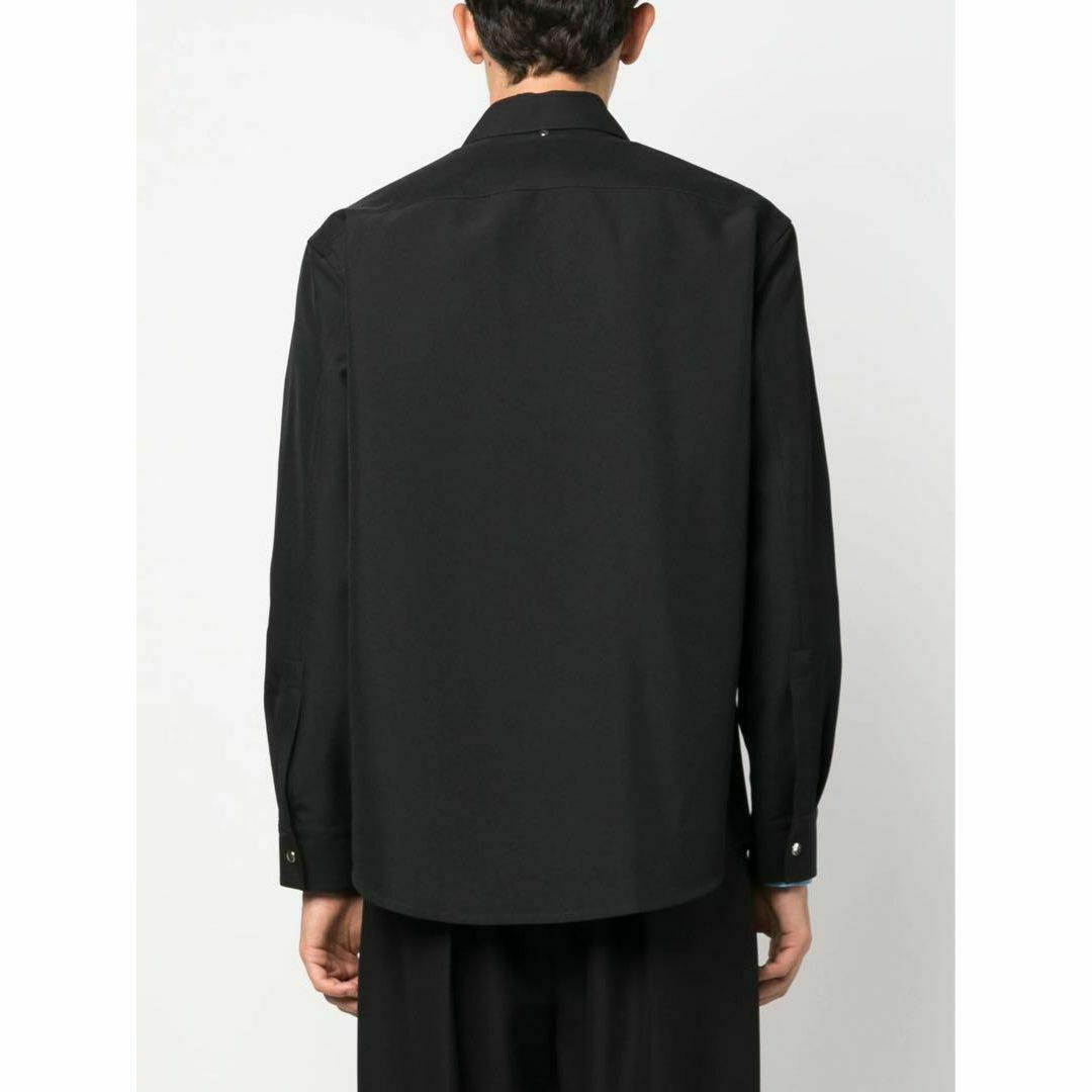 OAMC(オーエーエムシー)のOAMC IAN SHIRT ジップシャツ Sサイズ JP:XL～ ブラック メンズのトップス(Tシャツ/カットソー(七分/長袖))の商品写真