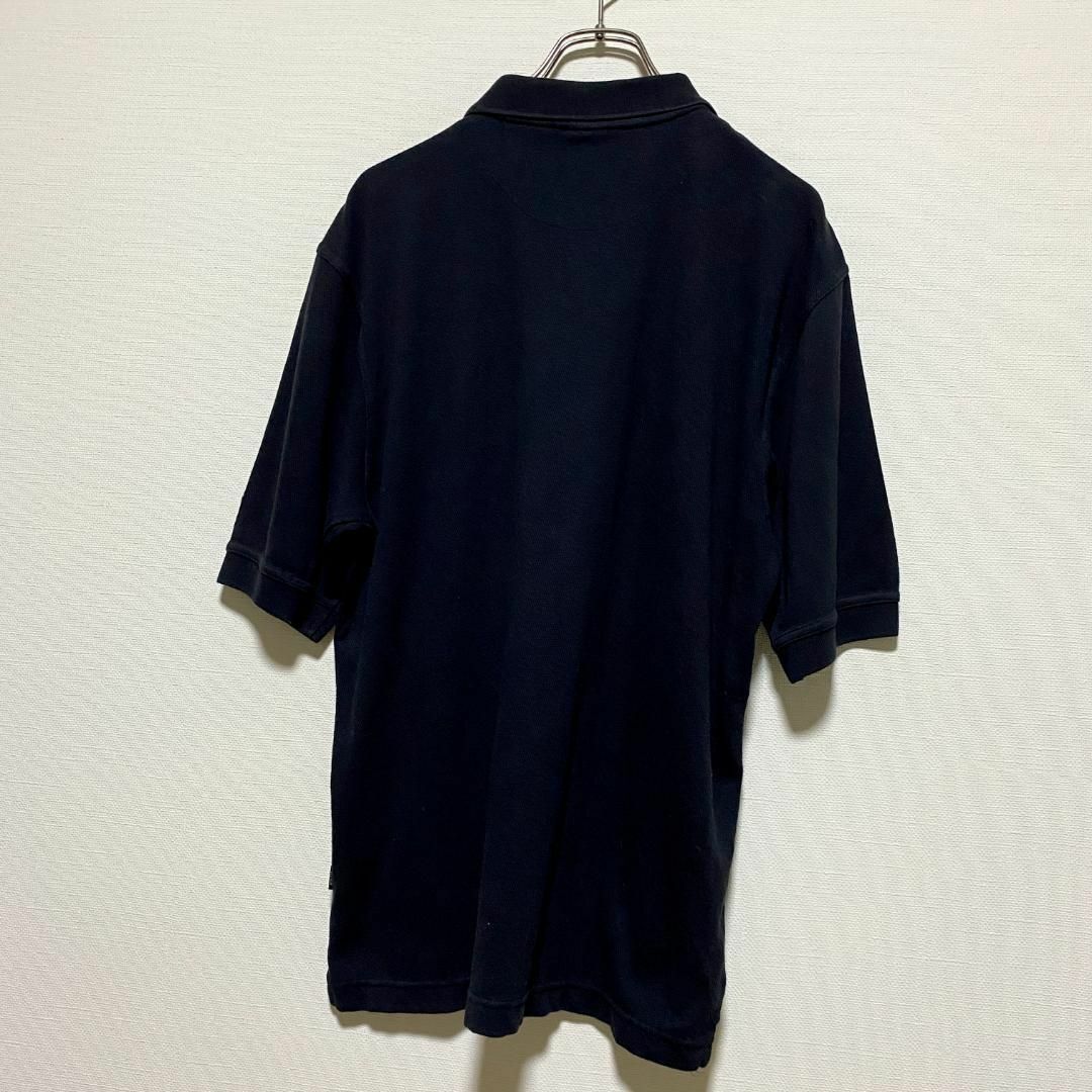 NIKE(ナイキ)のアメリカ古着　NIKE　ナイキ　カジキ　刺繍　スウォッシュ　半袖　ポロシャツ メンズのトップス(ポロシャツ)の商品写真