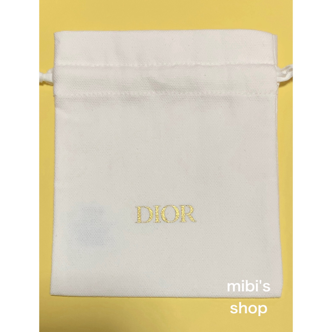 Dior(ディオール)のディオール💛巾着袋　保存袋　ポーチ💛ステッカー　シール レディースのファッション小物(ポーチ)の商品写真