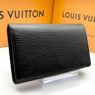 ルイヴィトン(LOUIS VUITTON)のルイヴィトン エピ ポルトモネ ビエ トレゾール ノワール コンパクト財布(折り財布)