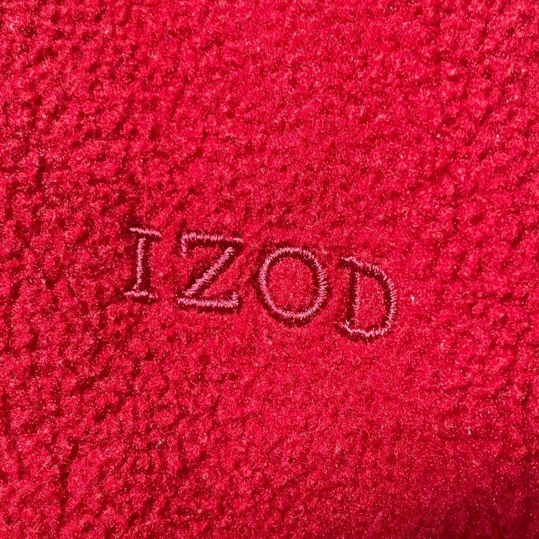 IZOD アメリカ古着 フリースジャケット ハーフジップ ロゴ刺繍 XL メンズ メンズのジャケット/アウター(その他)の商品写真