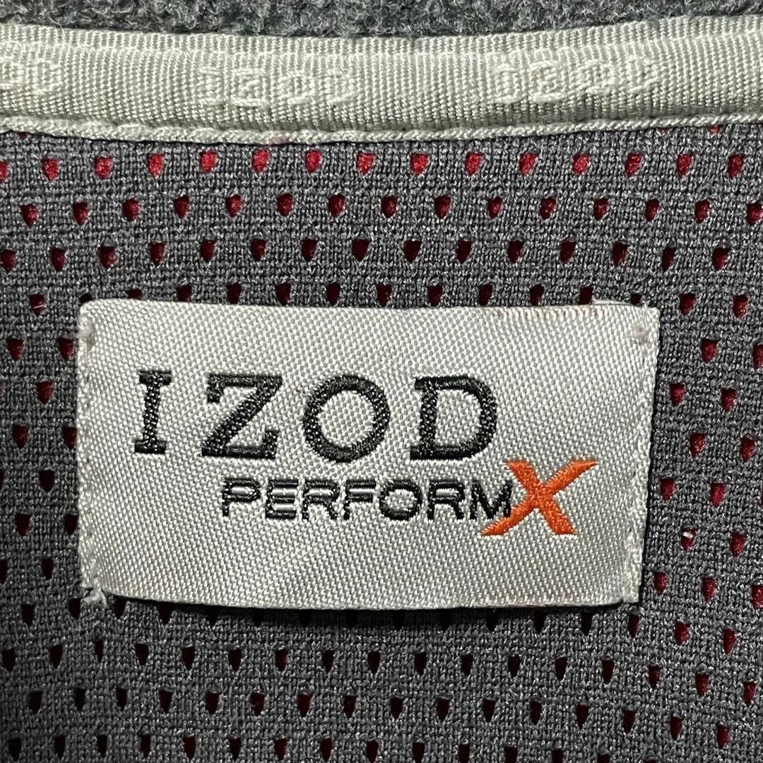 IZOD アメリカ古着 フリースジャケット ハーフジップ ロゴ刺繍 XL メンズ メンズのジャケット/アウター(その他)の商品写真