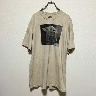 ディズニー(Disney)のアメリカ古着　ベビーヨーダ　スターウォーズ　半袖　Tシャツ　マンダロリアン　映画(Tシャツ/カットソー(半袖/袖なし))