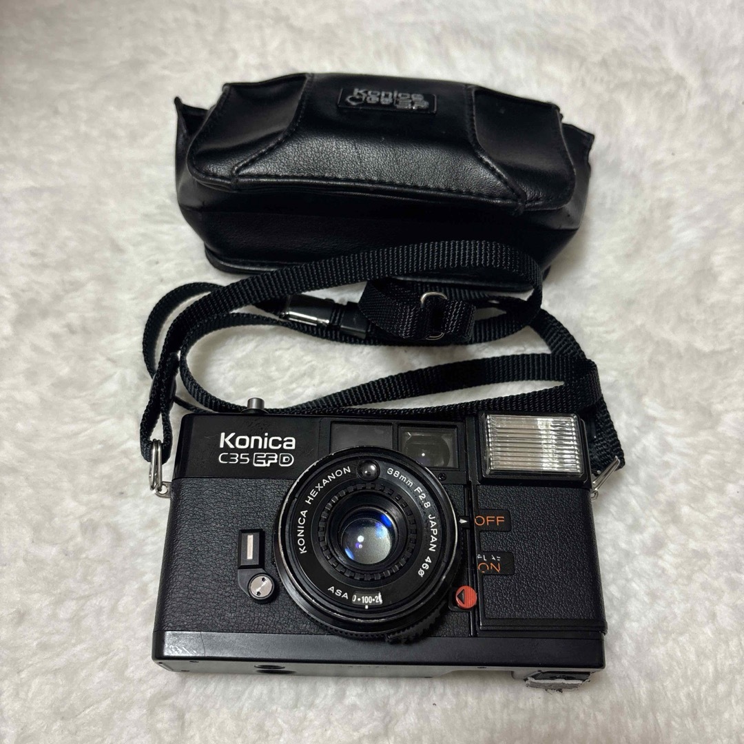 KONICA MINOLTA(コニカミノルタ)のKonica C35 EF D フィルムカメラ　動作確認済み スマホ/家電/カメラのカメラ(フィルムカメラ)の商品写真