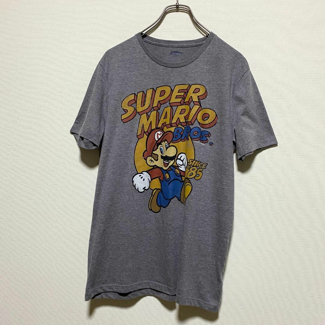 NINTENDO 64(ニンテンドウ64)のアメリカ古着　スーパーマリオ　SUPER MARIO　半袖　Tシャツ　I121 メンズのトップス(Tシャツ/カットソー(半袖/袖なし))の商品写真