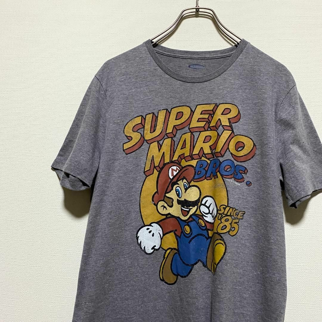 NINTENDO 64(ニンテンドウ64)のアメリカ古着　スーパーマリオ　SUPER MARIO　半袖　Tシャツ　I121 メンズのトップス(Tシャツ/カットソー(半袖/袖なし))の商品写真