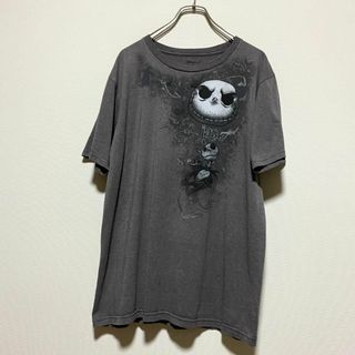 ディズニー(Disney)のアメリカ古着　ナイトメアー・ビフォア・クリスマス　ジャック　半袖　Tシャツ(Tシャツ/カットソー(半袖/袖なし))