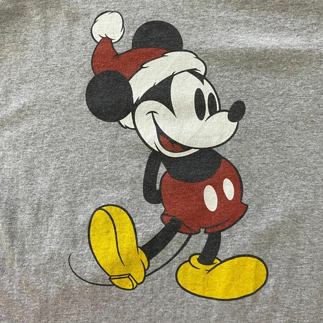 Disney(ディズニー)のアメリカ古着　ミッキー　クリスマス　半袖　Tシャツ　Disney　I126 メンズのトップス(Tシャツ/カットソー(半袖/袖なし))の商品写真