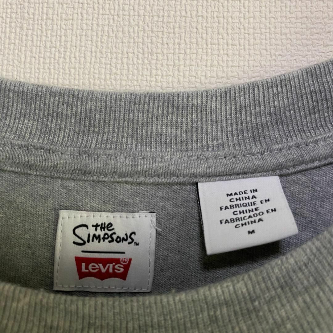 Levi's(リーバイス)のリーバイス × ザ・シンプソンズ コラボ Tシャツ　半袖　Mサイズ　I127 メンズのトップス(Tシャツ/カットソー(半袖/袖なし))の商品写真