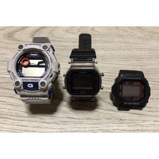 ジーショック(G-SHOCK)のG-SHOCK 3点　まとめ売り　ジャンク品(腕時計(デジタル))