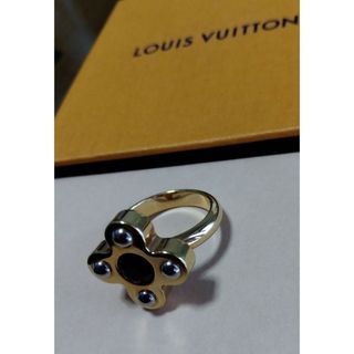 ルイヴィトン(LOUIS VUITTON)の送料込☆極美品☆ルイヴィトン☆バーグラブレターズリング☆ゴールド(リング(指輪))