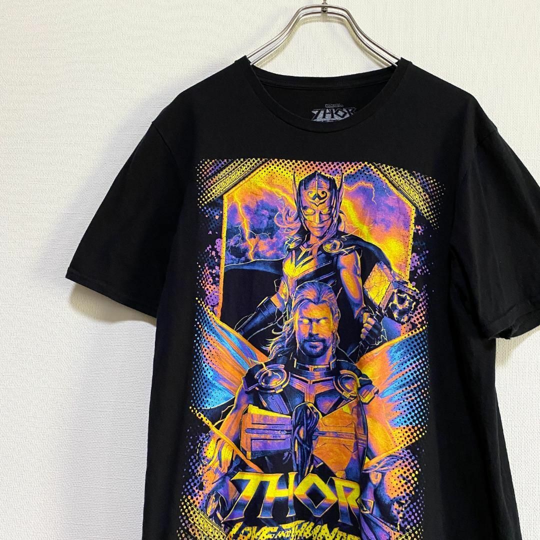 MARVEL(マーベル)のアメリカ古着　ソー ラブ＆サンダー　マイティ・ソー 半袖　Tシャツ　映画 メンズのトップス(Tシャツ/カットソー(半袖/袖なし))の商品写真