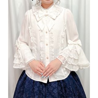 アクシーズファムポエティック(axes femme POETIQUE)のaxesfemme kawaii 姫袖７分丈ブラウス(シャツ/ブラウス(長袖/七分))