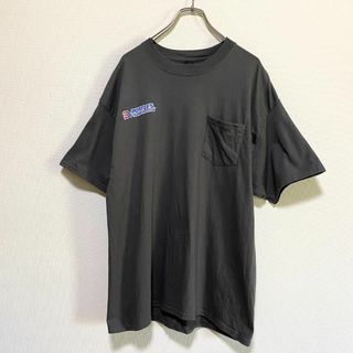 ヘインズ(Hanes)のアメリカ古着　企業ロゴ　半袖　Tシャツ　胸ポケット　プリント　I138(Tシャツ/カットソー(半袖/袖なし))