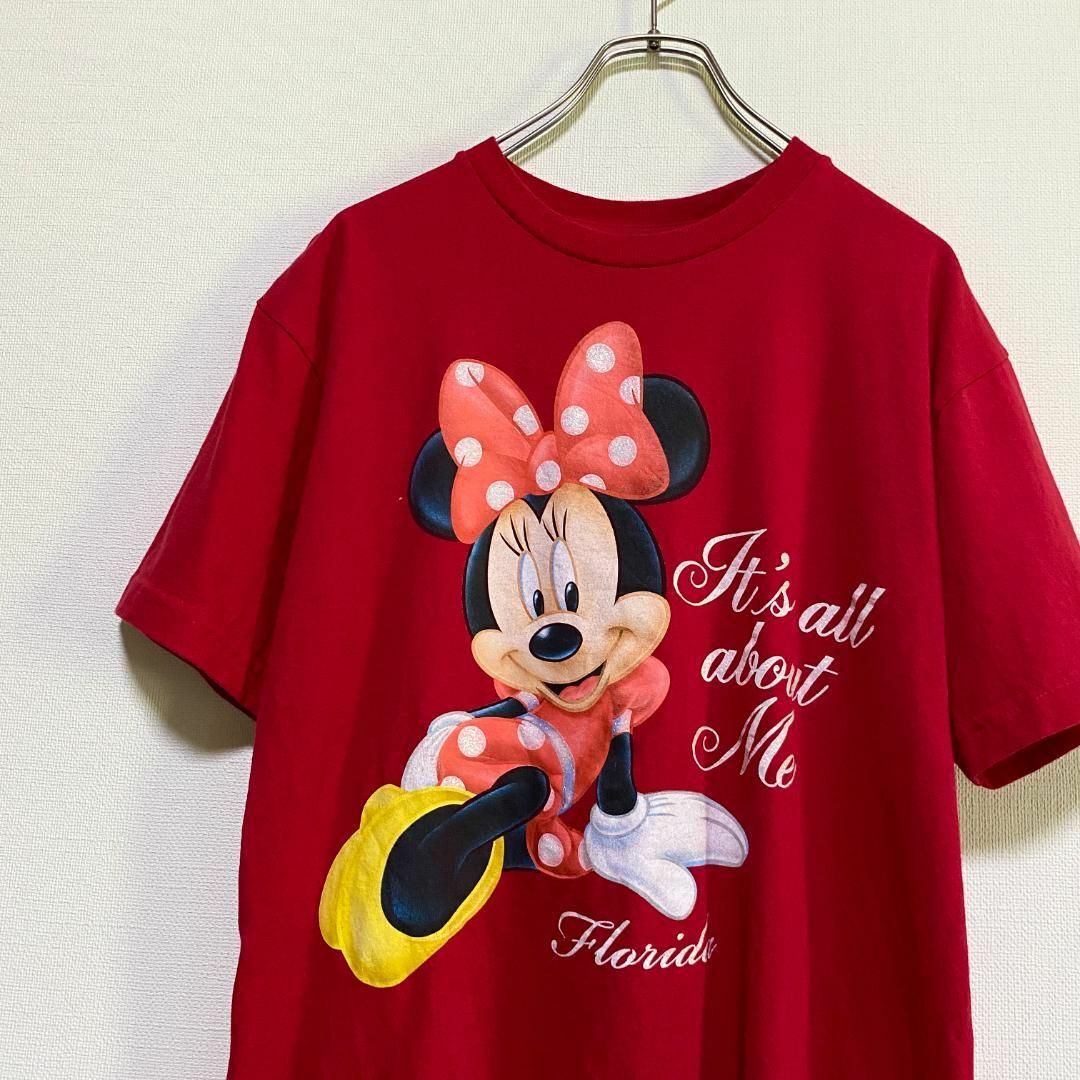 Disney(ディズニー)のアメリカ古着　ミニーちゃん　ミニーマウス　半袖　Tシャツ　Disney　I147 レディースのトップス(Tシャツ(半袖/袖なし))の商品写真