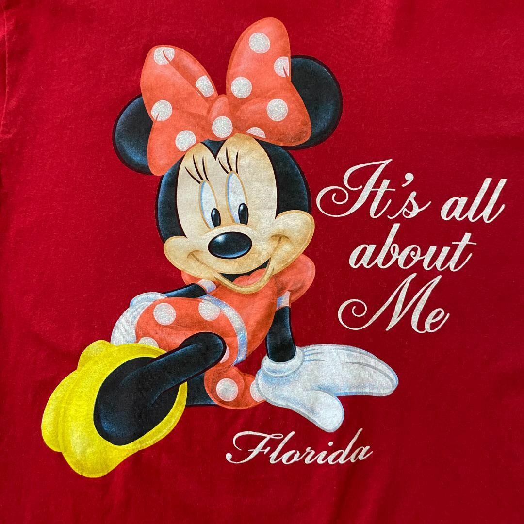 Disney(ディズニー)のアメリカ古着　ミニーちゃん　ミニーマウス　半袖　Tシャツ　Disney　I147 レディースのトップス(Tシャツ(半袖/袖なし))の商品写真