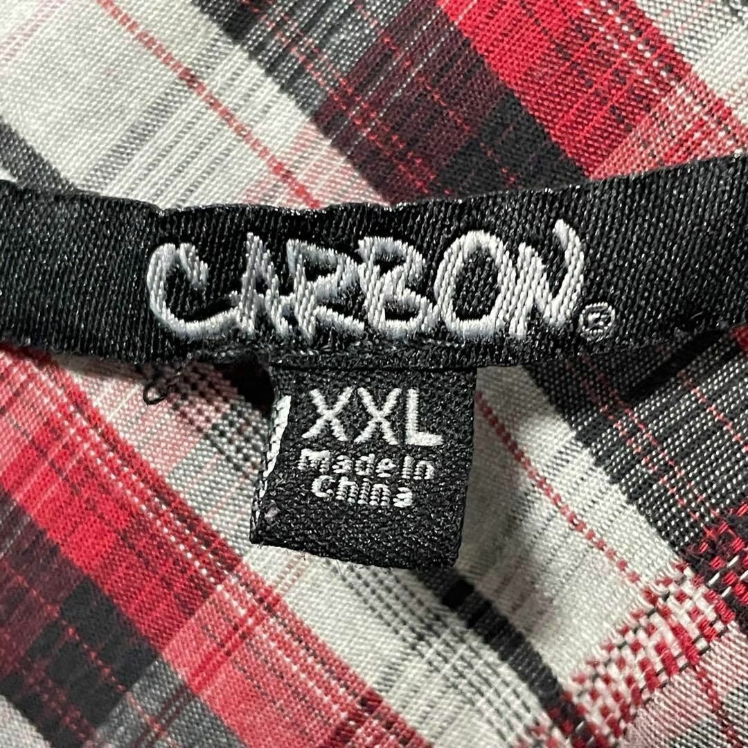 CARBON USA古着 ビックサイズ 長袖チェックシャツ 2XL メンズ メンズのトップス(シャツ)の商品写真