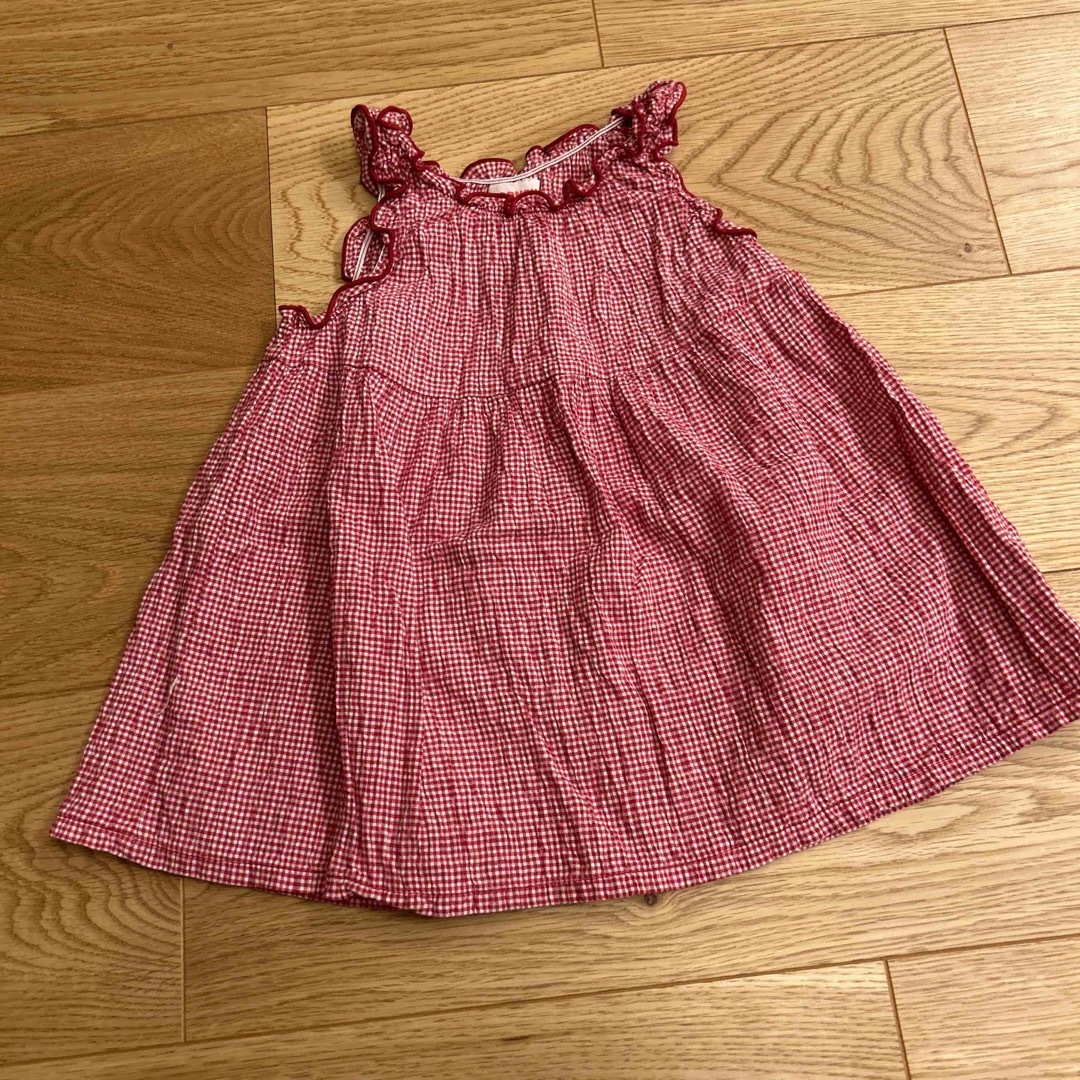 しまむら(シマムラ)の【美品】女の子ワンピース　80 キッズ/ベビー/マタニティのベビー服(~85cm)(ワンピース)の商品写真