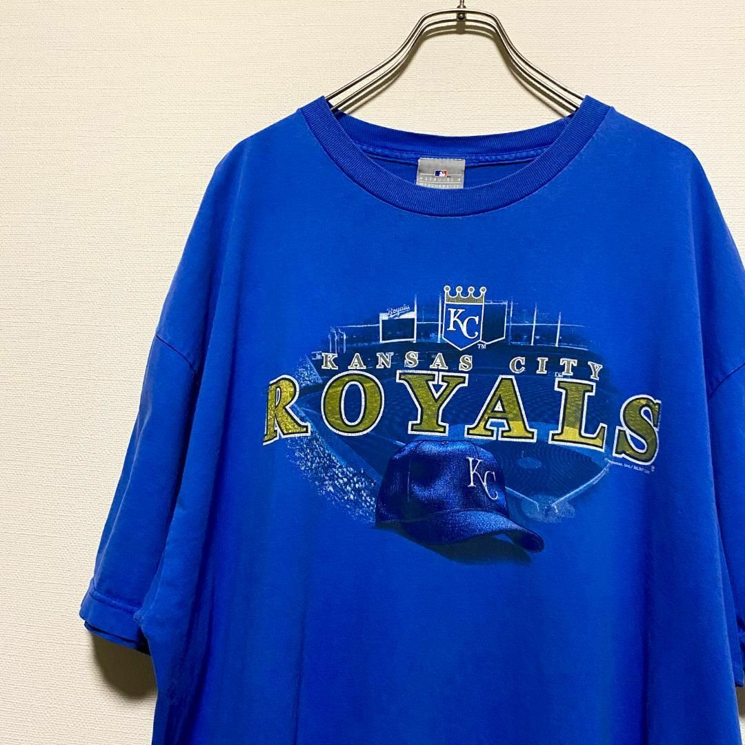 VINTAGE(ヴィンテージ)のアメリカ古着　NFL　カンザスシティチーフス　半袖　Tシャツ　アメフト　Q190 メンズのトップス(Tシャツ/カットソー(半袖/袖なし))の商品写真