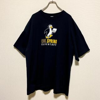 ギルタン(GILDAN)のアメリカ古着　ペンギン　半袖　Tシャツ　2XL GILDAN ギルダン Q193(Tシャツ/カットソー(半袖/袖なし))