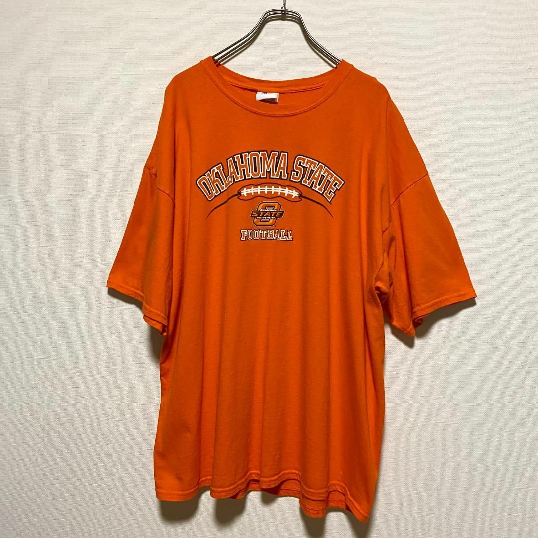 アメリカ古着　NCAA　オクラホマ大学　カレッジ　半袖　Ｔシャツ　アメフト メンズのトップス(Tシャツ/カットソー(半袖/袖なし))の商品写真