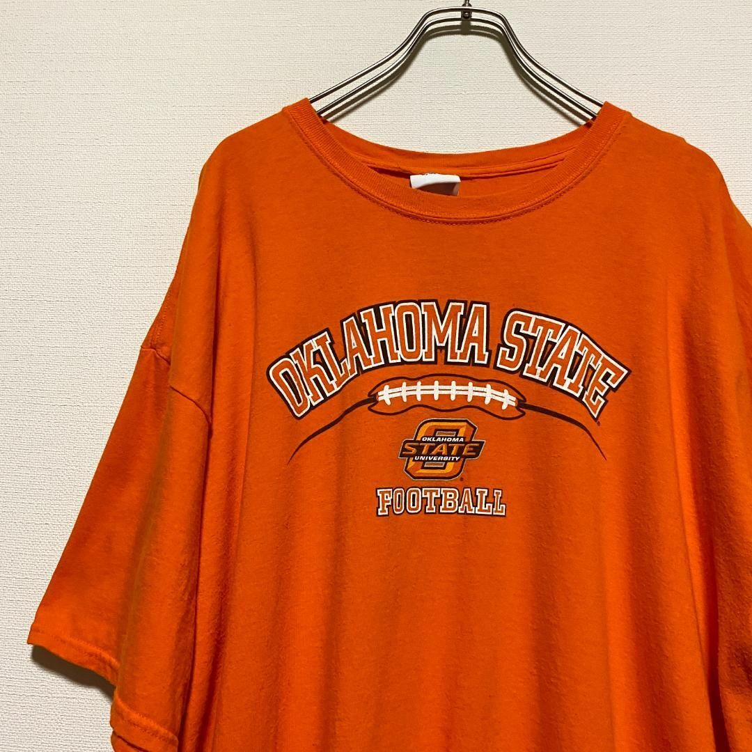 アメリカ古着　NCAA　オクラホマ大学　カレッジ　半袖　Ｔシャツ　アメフト メンズのトップス(Tシャツ/カットソー(半袖/袖なし))の商品写真