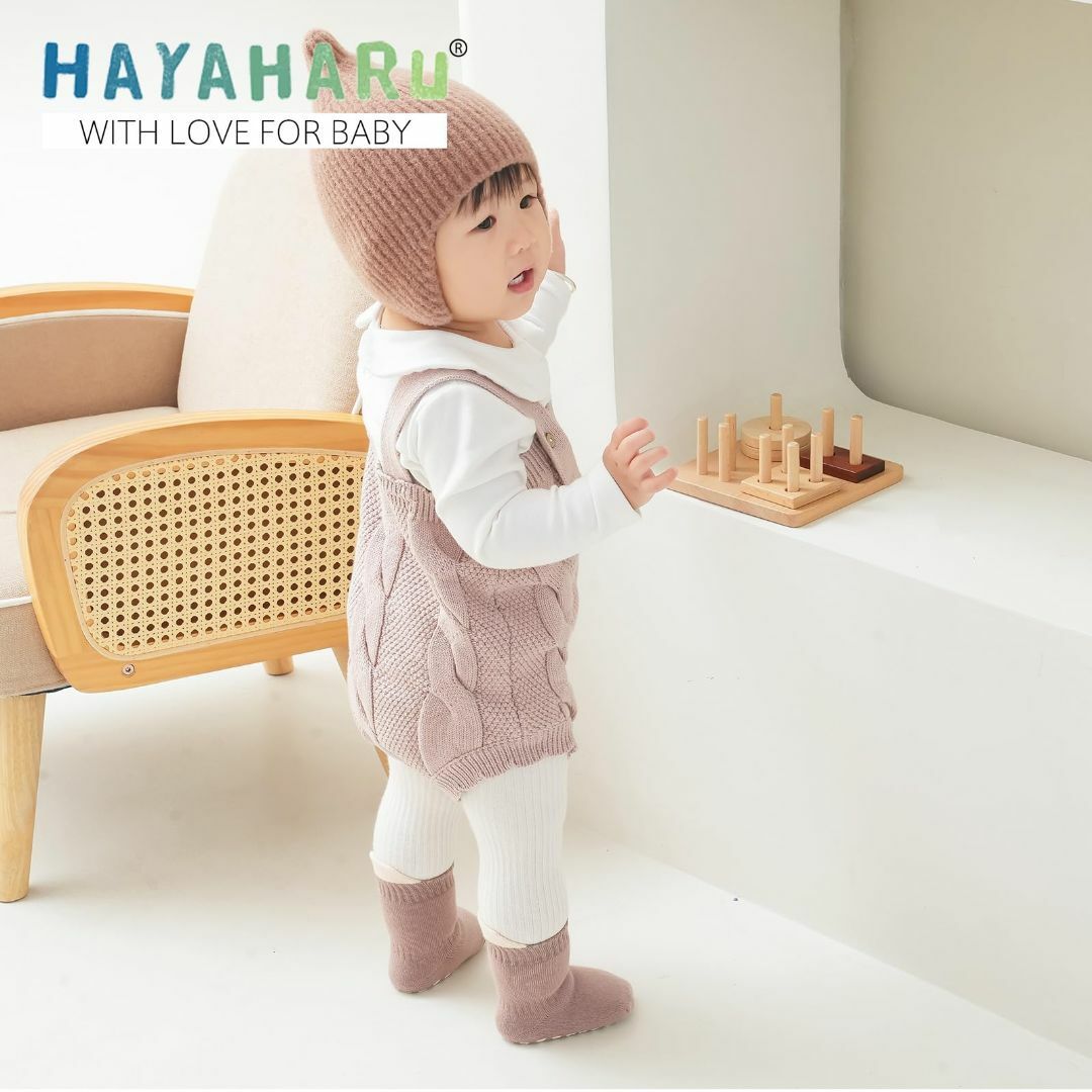 [HAYAHARU] ベビー ソックス 冬 暖かい 赤ちゃん 靴下 ルーム靴下  キッズ/ベビー/マタニティのベビー服(~85cm)(その他)の商品写真