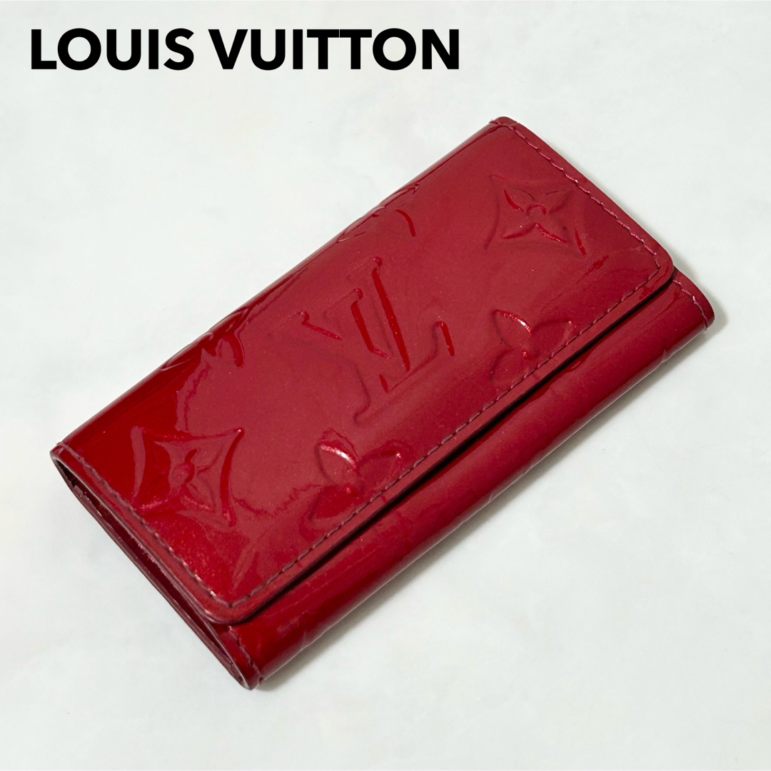 LOUIS VUITTON(ルイヴィトン)のLOUIS VUITTON ヴィトン ヴェルニ 4連 キーケース レディースのファッション小物(キーケース)の商品写真