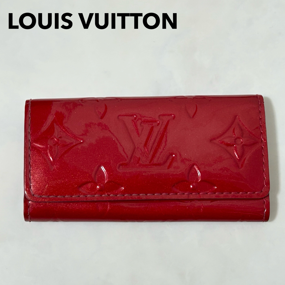 LOUIS VUITTON(ルイヴィトン)のLOUIS VUITTON ヴィトン ヴェルニ 4連 キーケース レディースのファッション小物(キーケース)の商品写真