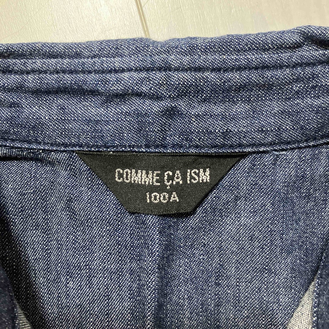 COMME CA ISM(コムサイズム)のCOMME CA ISM デニムシャツ100 キッズ/ベビー/マタニティのキッズ服男の子用(90cm~)(ブラウス)の商品写真