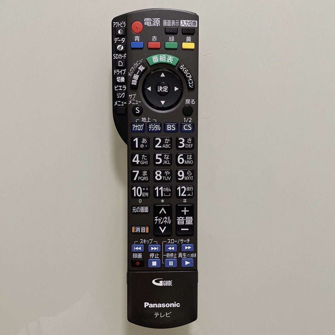 Panasonic(パナソニック)のN2QAYB000545 Panasonic テレビリモコン スマホ/家電/カメラのテレビ/映像機器(その他)の商品写真